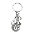 thumbnail image 1 of Llaveros con diseño de pala de árbol, llaveros creativos, llaveros de aleación, adornos artesanales, regalo para el Día del Maestro., 1 of 7