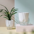 thumbnail image 1 of Self-Watering Planter Pot with Humidity Dome for Indoor Plants-l-white, 1 of 8
