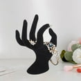 thumbnail image 3 of Hand Model Jewelry Display Holder Bracelet s Necklace Stand Organizer Holder Black Velvet, 3 of 8