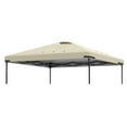 thumbnail image 1 of 10x10Ft Gazebo Roof Replacement Cover Tier Polyester Sunshade Vented Design Weather Resistant for Patio Pavilion Outdoor Events, 1 of 5