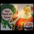 thumbnail image 3 of Northlight 15.75" x 19.75" Red and Green LED Back Lit Santa Claus Pepsi Christmas Wall Art, 3 of 4