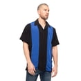 thumbnail image 5 of G-Style USA Men's Two Tone Retro Button Down Bowling Shirts, 5 of 5