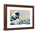 thumbnail image 1 of The Great Wave Off Kanagawa, from the Series "36 Views of Mt. Fuji" ("Fugaku Sanjuokkei"), Scenic Framed Art Print Wall Art by Katsushika Hokusai, 1 of 5