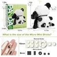 thumbnail image 2 of Cute Panda Mini Building Blocks Sets , Not Compatible with Lego Animals, 1325 PCS Micro Mini Building Toy Bricks for Adults, Party Favors for Kids Boys Girls 12-14-Size A, 2 of 7