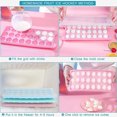 thumbnail image 4 of 2 Pack Silicone Cat Paw Ice Tray with Removable Lid,Easy-Release Flexible Ice Cube Molds for Freezer, 4 of 6