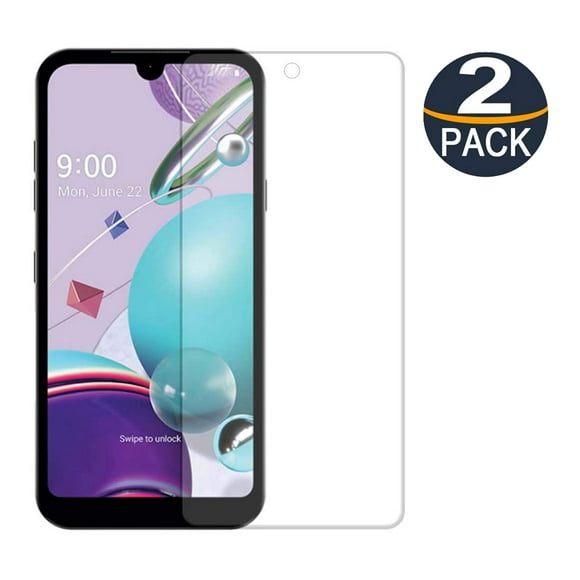 [2 Packs] PST Premium Protecteur d'Écran en Verre Trempé pour LG K31