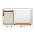 thumbnail image 6 of Ariel Hepburn 36 In. Right Offset Single Sink Base Cabinet In White, 6 of 10