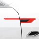 thumbnail image 2 of Pegatinas reflectantes de seguridad para advertencia de coche, pegatinas personalizadas para decoración de carrocería, aptas para todos los modelos (rojo), 2 of 5