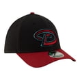 thumbnail image 3 of Men's New Era  Black Arizona Diamondbacks Player Replica 39THIRTY M-Crown Flex Hat, 3 of 5