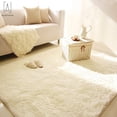 thumbnail image 5 of GustaveDesign Large Size Fluffy Rugs Fashion Color Living Room Carpet Comfy Bedroom Home Decorate Area Rugs Pads "39.4inch * 63inch,Beige", 5 of 10