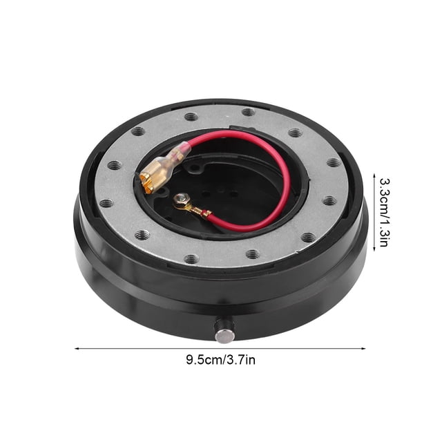 Kit Boss de adaptador de cubo de liberación rápida para volante Universal para coche de carreras negro