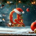 thumbnail image 2 of Moocorvic Acrylic Christmas 26 Initial Letter Ornaments, Xmas Decorations Pendant Hanging DIY Craft Ornaments(Q), 2 of 9