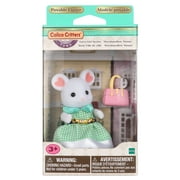 Calico Critters Town Series Marshmallow Mouse, Collectible Doll Figure with Fashion Accessories