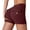Wine Red, variant on YVNAURA Womens Scrunch Workout Shorts with Pockets High Waisted Biker Shorts Butt Lifting Tummy Control Yoga Gym Booty Shorts 4 Way Stretch Running,Grey,L