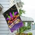 thumbnail image 3 of America Forever Flags Beat The Drums! It's Mardi Gras, Mardi Gras House Flag, Masquerade Masks Fleur De Lis Carnival 28 x 40 Inch Double Sided Seasonal Yard Outdoor Holiday Decorative Flag, 3 of 3