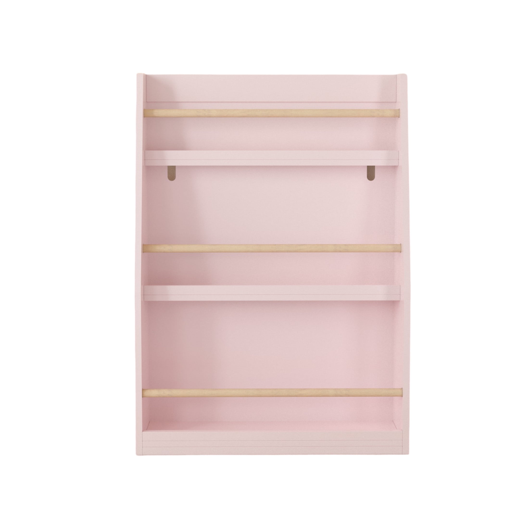 Noble House Sage 3-Tier Kids Book Shelf, Front-Facing Toddler Book Rack for Bedroom, Playroom or Nursery, Pink