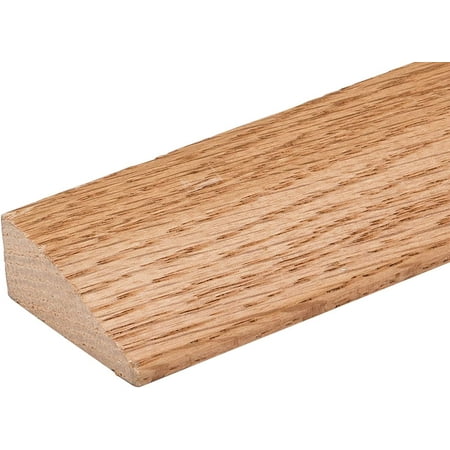 

3 FT - Prefinished Oak Reducer Molding with Natural lor Stain (3/8 1/2 5/8 and 3/4 Thicknesses Available) (3/8 Thick)