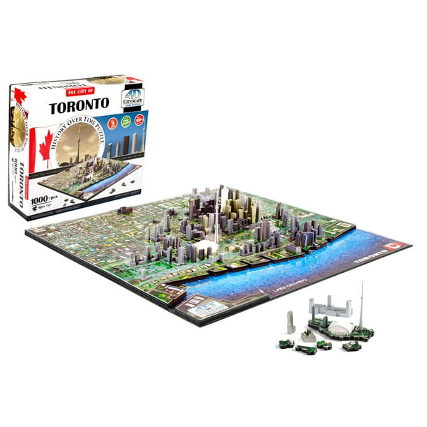 4D Cityscape: 4D Toronto Cityscape Time Puzzle (Other) - Walmart.com ...