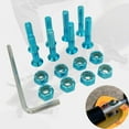 thumbnail image 4 of Colaxi 5x8pcs Replacement Skateboard Hardware Set Longboard Screws Accessories blue, 4 of 10
