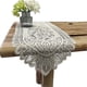 thumbnail image 1 of 2 Pack Cotton Crochet Lace Rectangular Table Runner Dresser Scarf Doilies (Beige Without Tassels)Beige Without Tassels, 1 of 2
