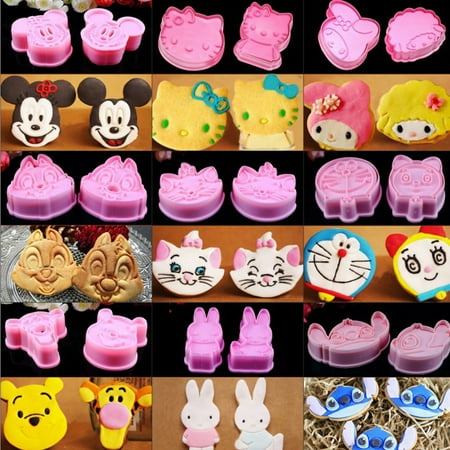 Wedding Cake Cutter Set CUH 14 Sets Of Cartoon Cookie Fondant Modeling Soft Cake Decorating Biscuit Home DIY Cutter Plunger Mold Baking ()