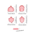 thumbnail image 2 of 5 Inch Thanksgiving Cookie Embosser Mold Acorn Pattern Fall Holiday Baking Fondant Cake Decorating Tool, 2 of 3