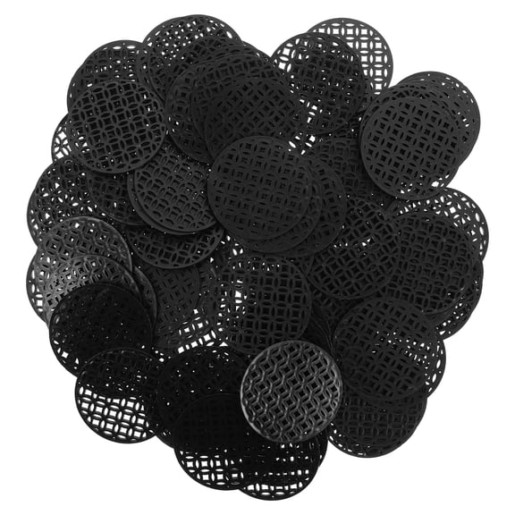 FRCOLOR  100 Pcs Flower Pot Mat Soil-proof Screen Anti-slip Board Succulent Plant Black