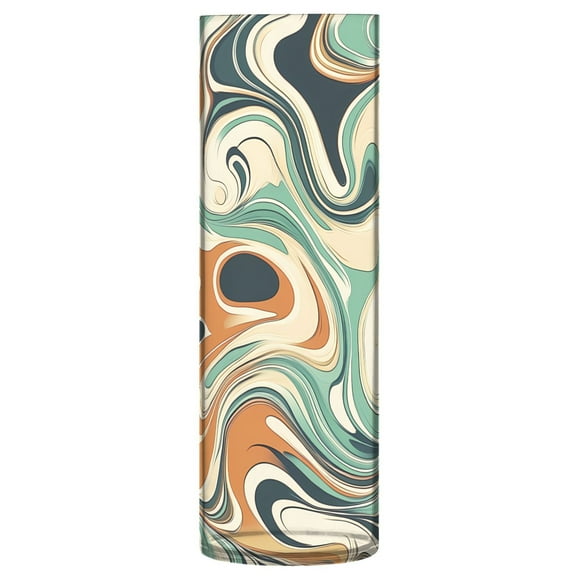 Clear Flower Vase Centerpieces Plastic Cylindrical Vases Home Wedding Decor 4"x12" Teal Orange Marble