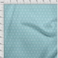 thumbnail image 3 of oneOone Organic Cotton Poplin Twill Fabric Dot & White Heart Printed Fabric 1 Yard 42 Inch Wide, 3 of 4