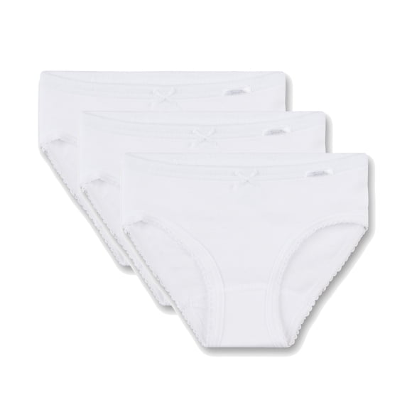 Sanetta Niñas Paquete de 3 Jazzpants - Calzoncillos Blanco 128