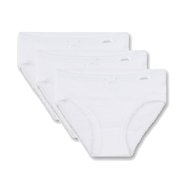 Sanetta Niñas Paquete de 3 Jazzpants - Calzoncillos Blanco 128