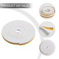 thumbnail image 3 of 4M Rubber Seal Weather Strip Foam Sticky Tape Door Draught Excluder, 3 of 14
