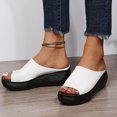 thumbnail image 4 of Sandalias Plataforma Vestir Zapatos Casuales Resbalón en Cómodo para Las Mujeres, 4 of 9