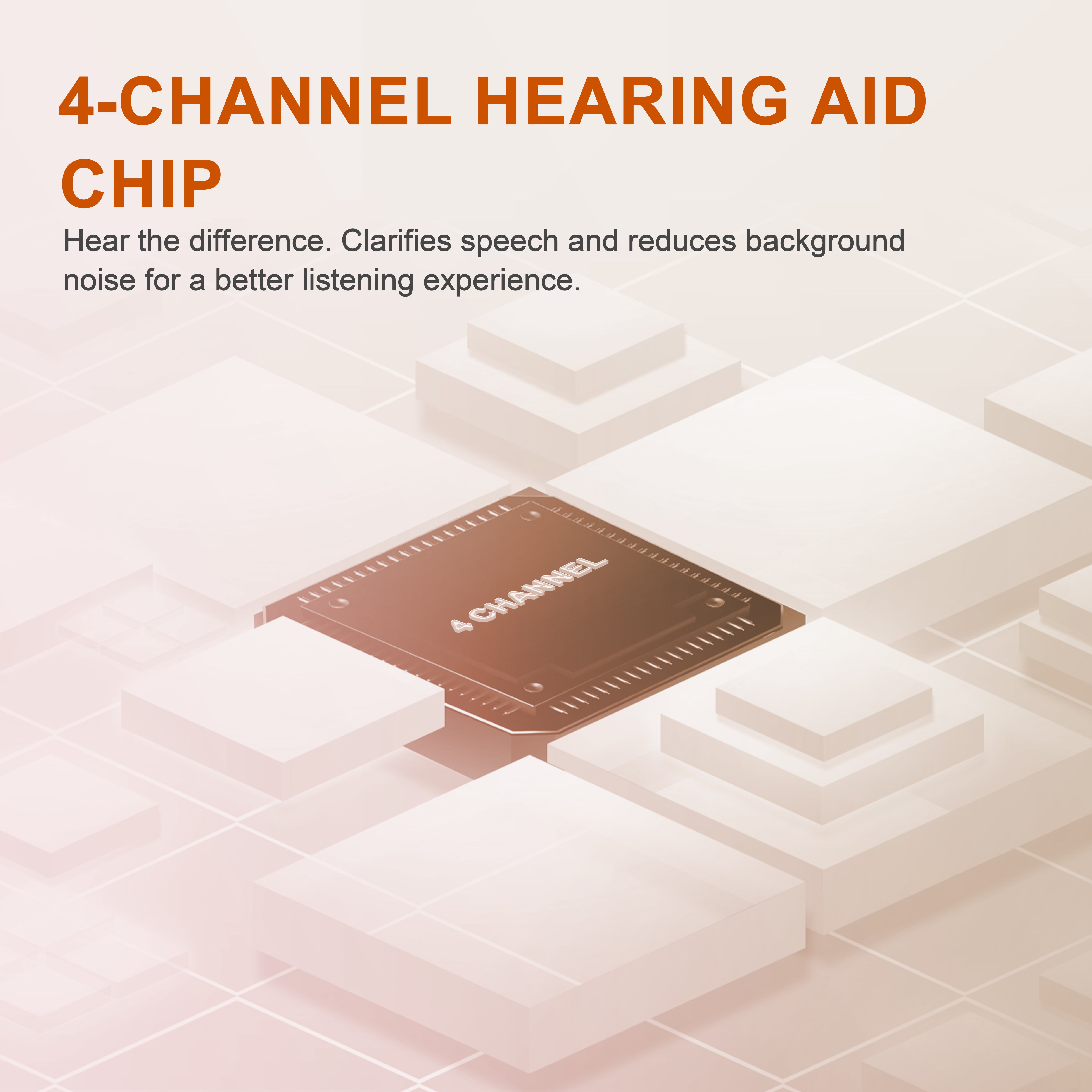 iadr Behind-The-Ear Hearing Aids for Seniors, Rechargeable Digital Hearing Devices with Multi-Channel Sound Processing for Superior Sound Quality, Over-The-Counter, Volume Control, Pair (skin)