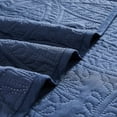 thumbnail image 5 of Mellanni Bedspread Coverlet Set Navy - Reversible Bedding Cover - Oversized Quilt Set, 2 Piece, Twin / Twin XL, Navy, 5 of 8
