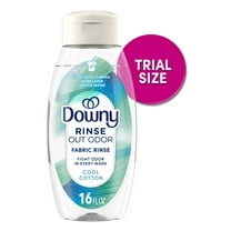Downy Fabric Rinse Laundry Odor Remover and Softener, Cool Cotton Scent, 16 fl oz
