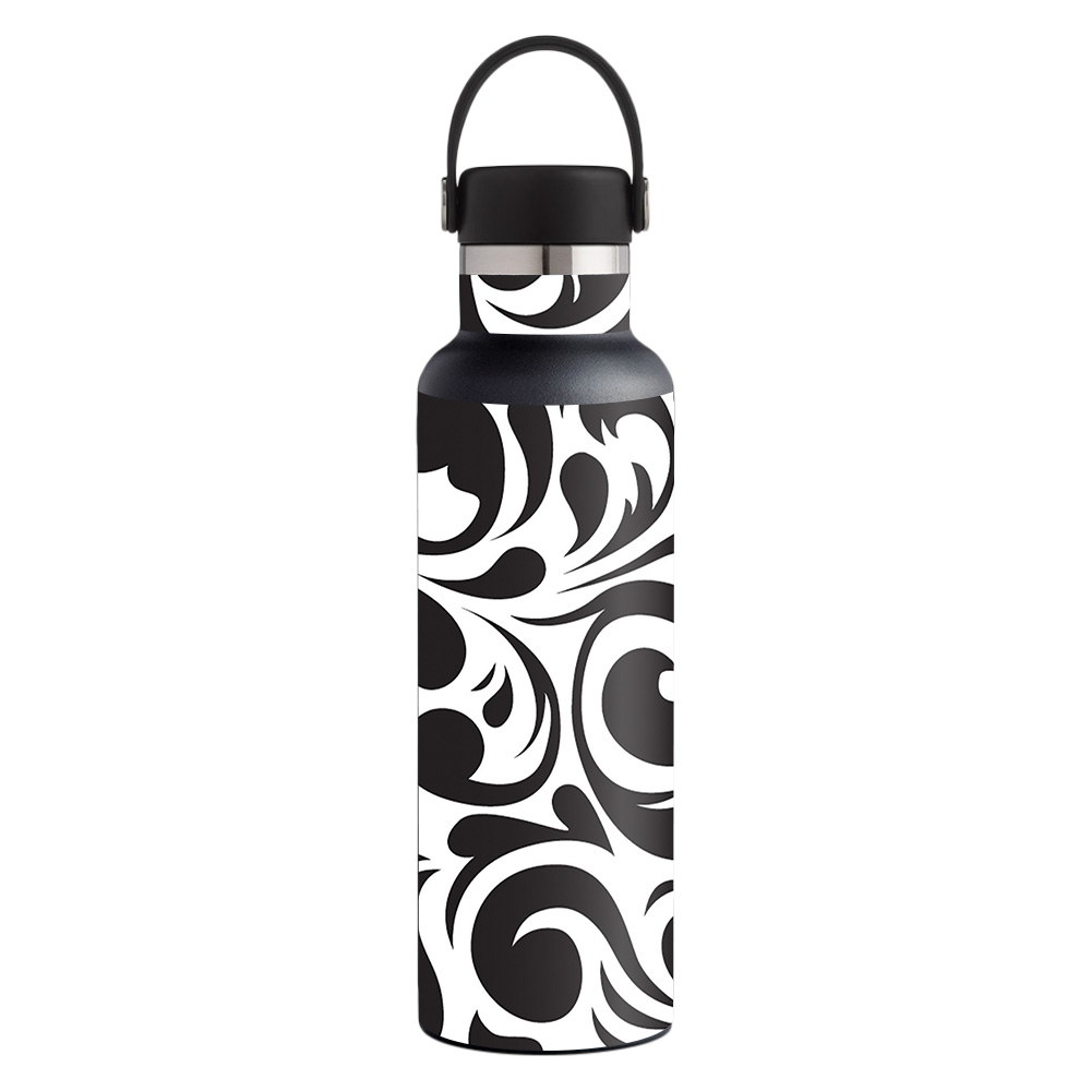 Skin Decal Wrap for Hydro Flask 21 oz. Standard Mouth sticker Swirly