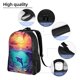 thumbnail image 5 of Balery Hawaiian Island Dolphin Mochila - Mochila Estilosa y Duradera para Laptop de 15 Pulgadas con Tela Oxford Impermeable, 5 of 8