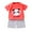 Red, variant on WOYY Toddler Boys Cartoon Print Cotton Short Sleeve T-Shirt Shorts Outfits, Sizes 2-3T