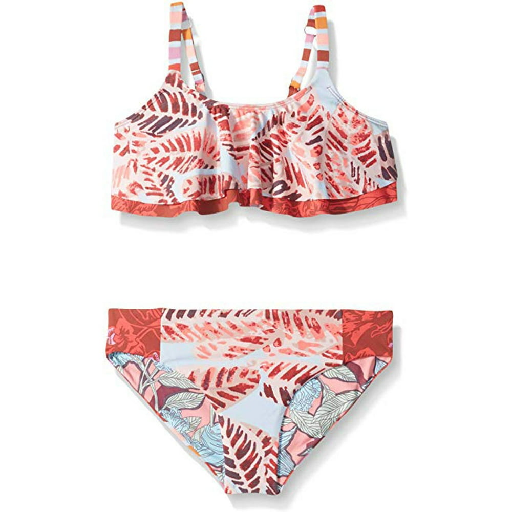 MAAJI Maaji Big Girls' Ruffle Top Bikini Swimsuit Set, This is Samba