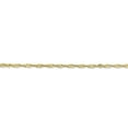 thumbnail image 3 of Leslie's Real 10kt Yellow Gold 1.7 mm Singapore Chain; 18 inch; Lobster Clasp; for Adults and Teens; for Women and Men, 3 of 5