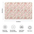 thumbnail image 3 of Pioneer Flower Floral Print Pattern Bathroom Rugs Mat, Non Slip Microfiber Bathroom Rug with Rubber Backing, Soft Mats for Bathroom Floor Tub Shower, 20"x32", 3 of 5