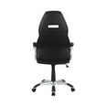 thumbnail image 5 of Bruce Adjustable Height Office Chair Black and Silver, 5 of 8