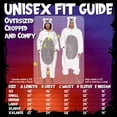 thumbnail image 4 of ¡Onesie Funziez! Disfraz de oso sherpa para Halloween con forma de animal adulto, 4 of 6