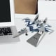 thumbnail image 3 of Vogacara 1:100 modelo de avión modelo fundido a presión para decoración de escritorio de oficina Kits de construcción modelo Tipo 11, 3 of 5
