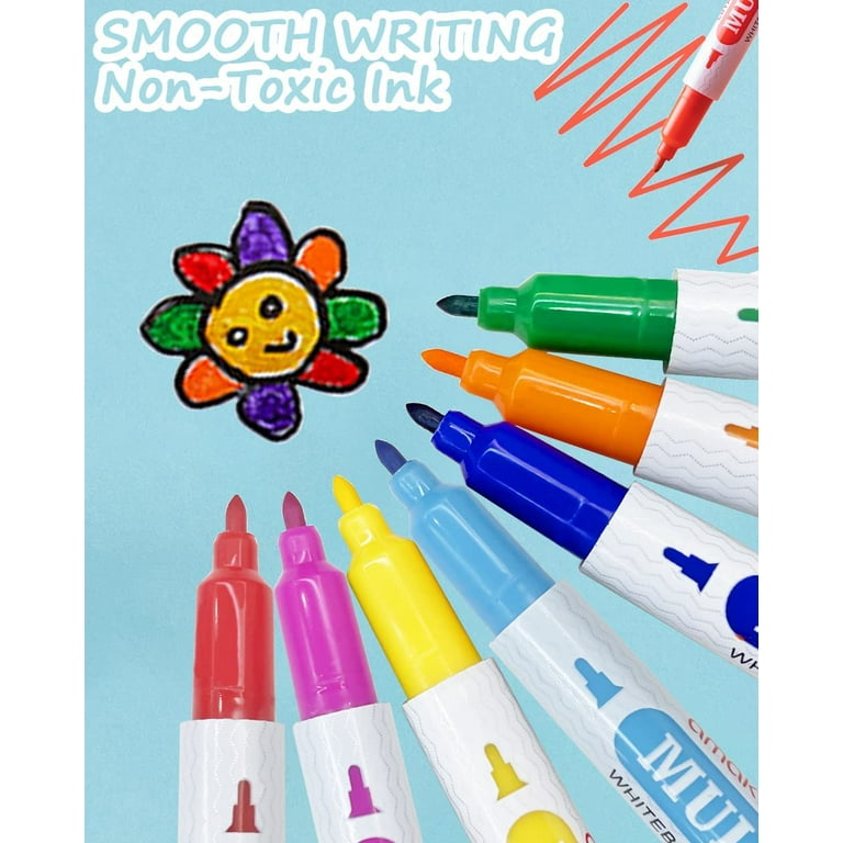 Water Painting Set For Kids, Magical Floating Ink Pen, Dry Erase Whiteboard  Marker, Includes 12 Drawing Pens 1 Ceramic Spoon - Jxlgv