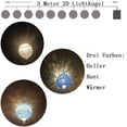 thumbnail image 3 of Luces de hadas de bolas de algodón Laklulu - Luces de hadas de bolas de 20 LED de 3 m para decoración de luz nocturna en interiores como Navidad, bodas, fiestas, habitaciones, cortinas, 3 of 5