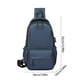 thumbnail image 3 of Bolso bandolera, bolso de viaje con una sola correa, diseño impermeable, estilo moderno, para hombre y mujer, bolso de pecho compacto, uso diario, accesorio elegante. Blahzhy, 3 of 9