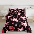 thumbnail image 2 of Castle Fairy Kawaii Axolotl Twin Comforter Sets,Pink Animal Salamander Bedding Set, 2 of 8