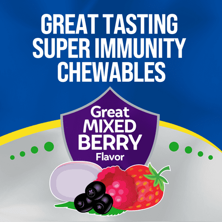Culturelle Immune Defense Daily Probiotic, Mixed Berry Chewables, 28 Count